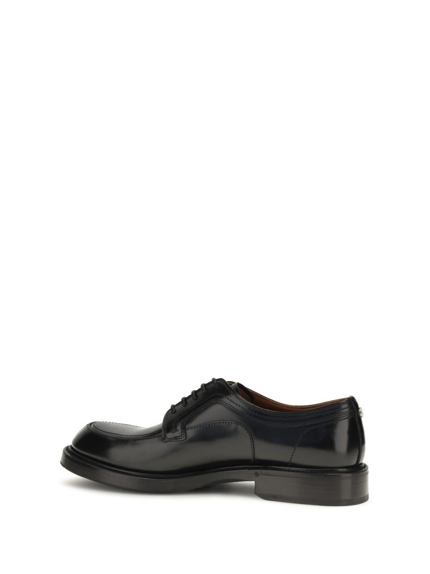 Black Leather Lace Up Shoes 4
