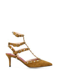 Beige Rockstud Pumps 1