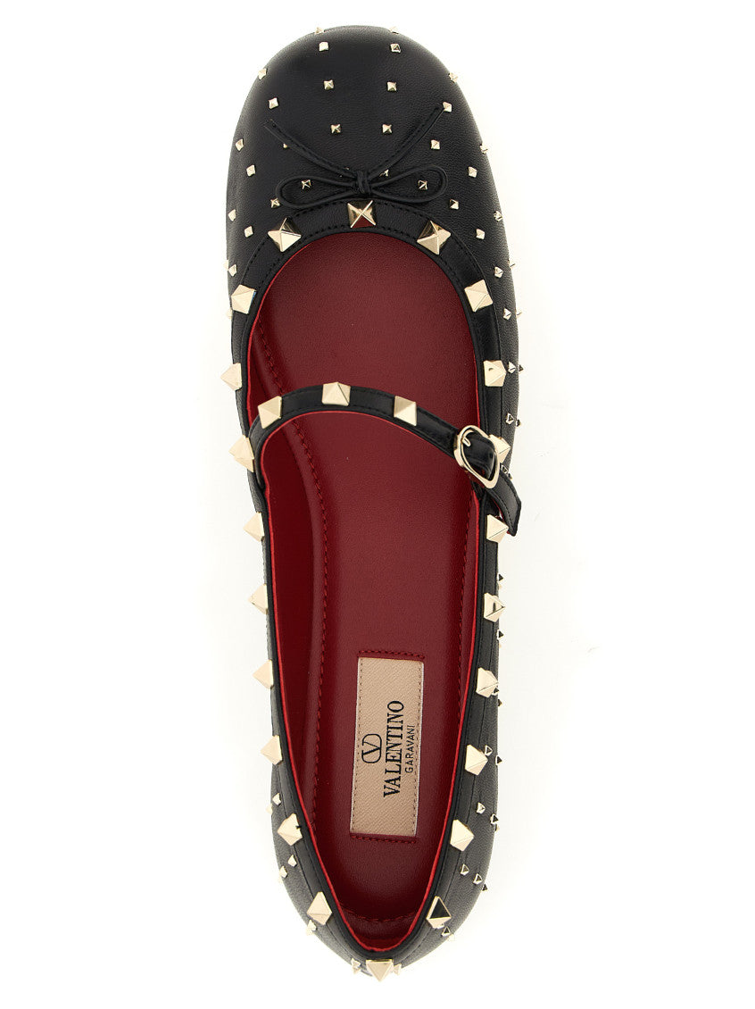 Black Studded Ballet Flats 4