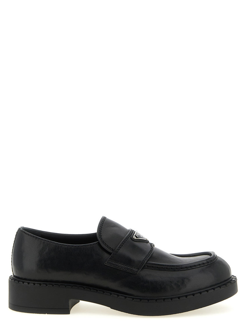 Black Slip On Loafers 1