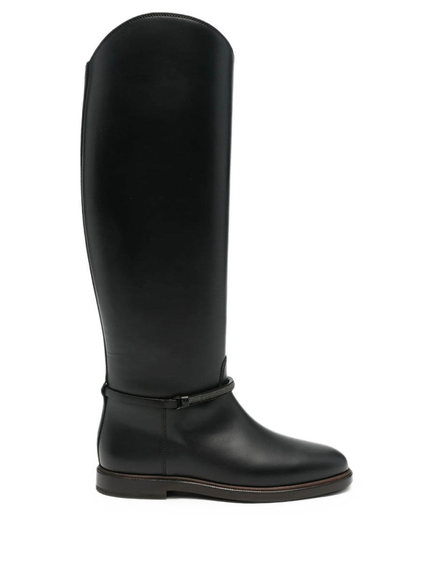 Black Leather Boots 1