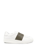 White Open Low-Top Sneakers 1