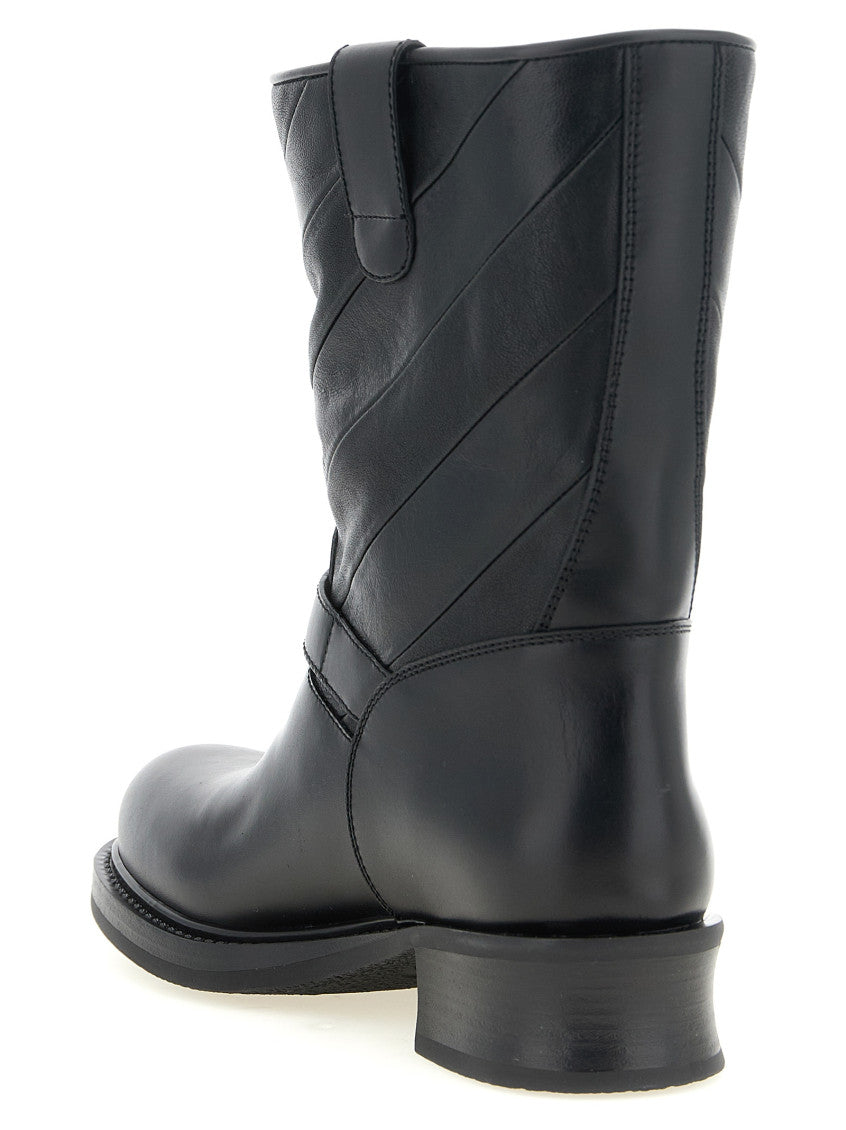 Black Logo Boots 3
