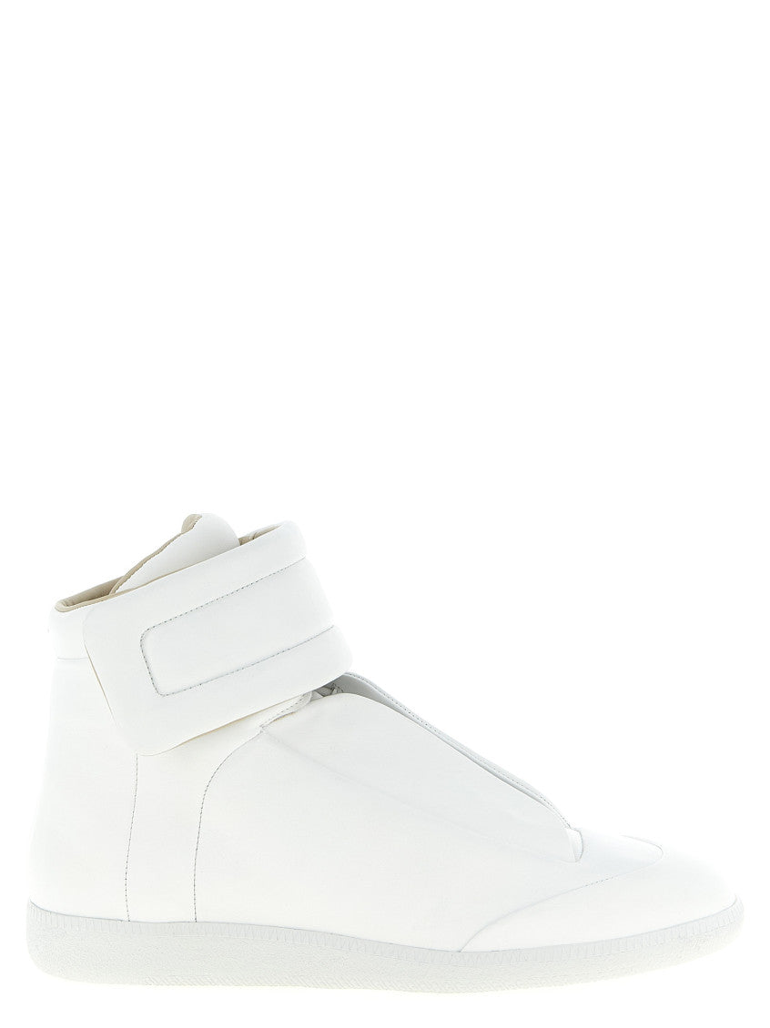 White Leather Sneakers 1