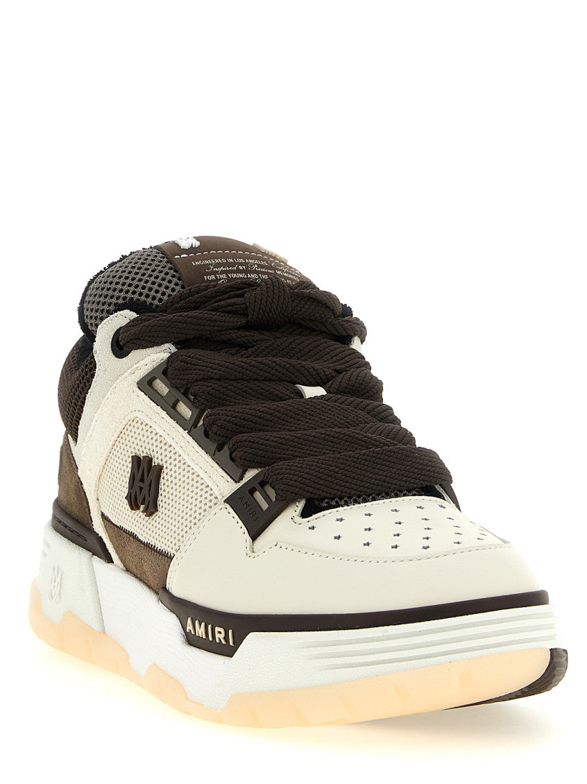 Brown Color Block Sneakers 2