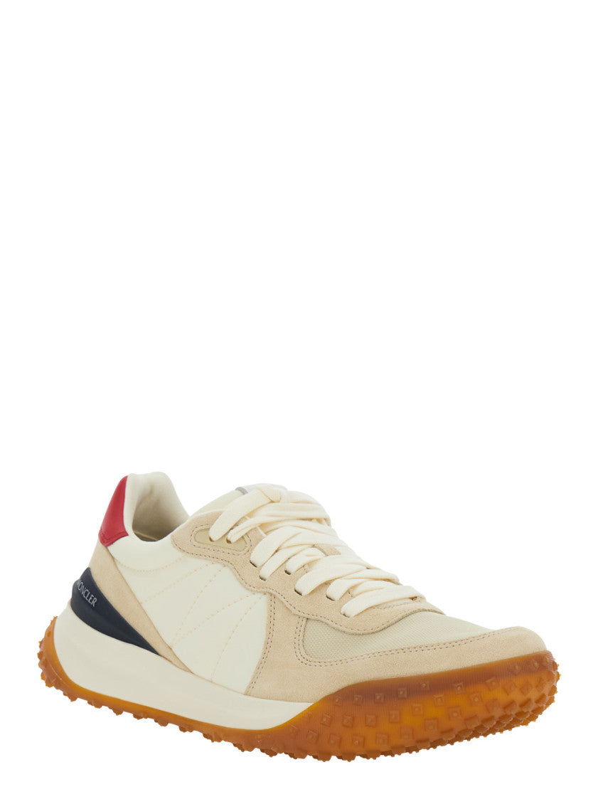 Beige Color Block Sneakers 2
