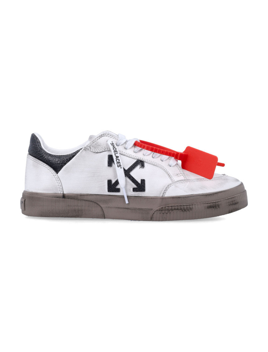 White Logo Out  Sneakers 1