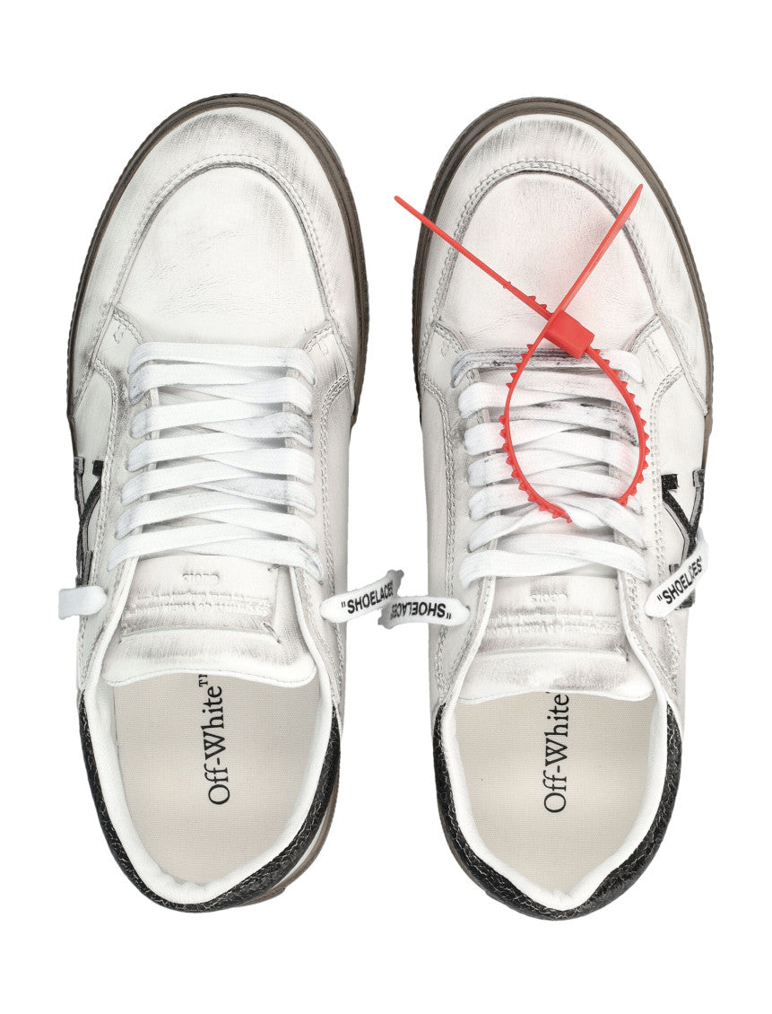 White Logo Out  Sneakers 3