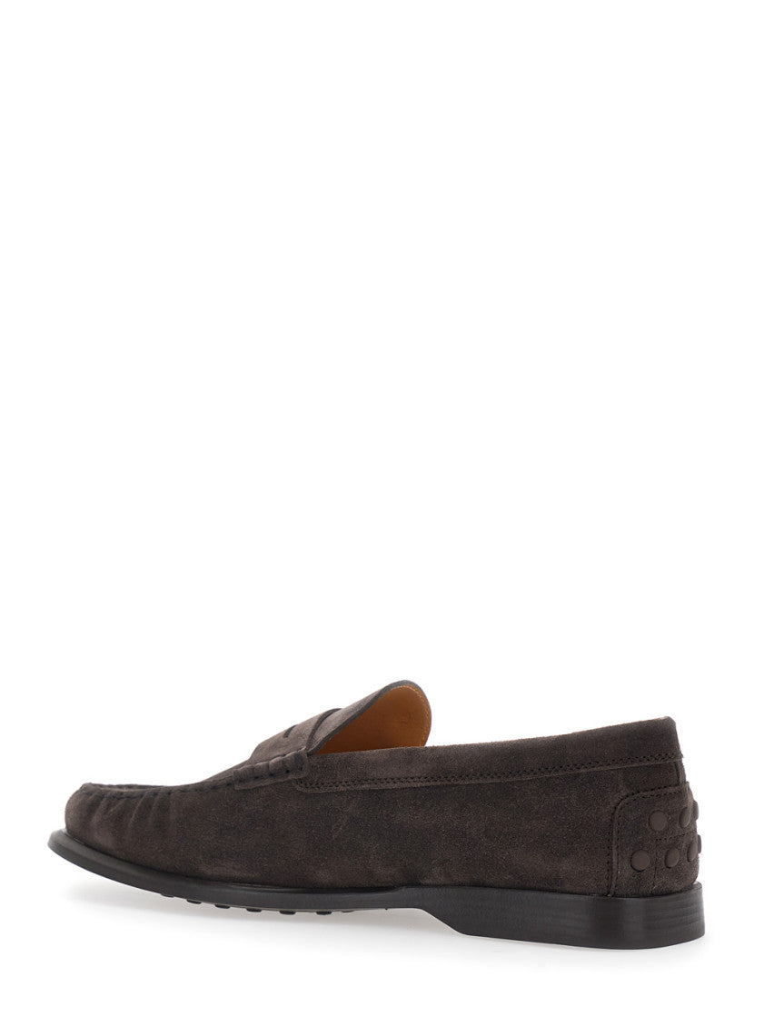 Brown Pennyslot Loafers 3