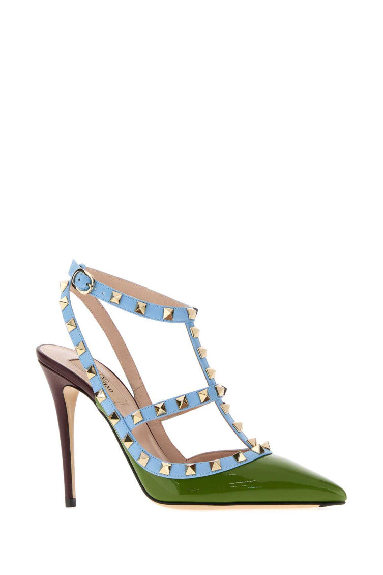 Multi Color Studded Pumps 2