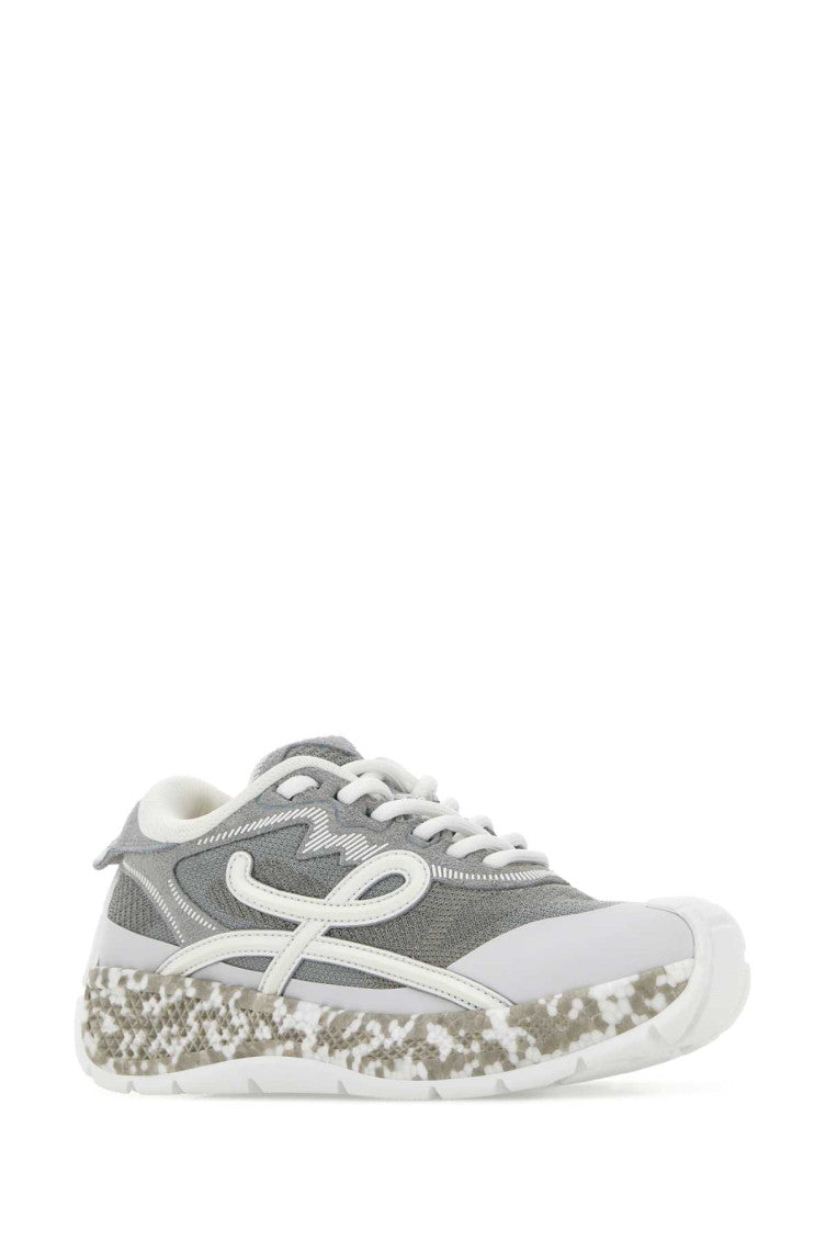 Grey Logo Sneakers 2