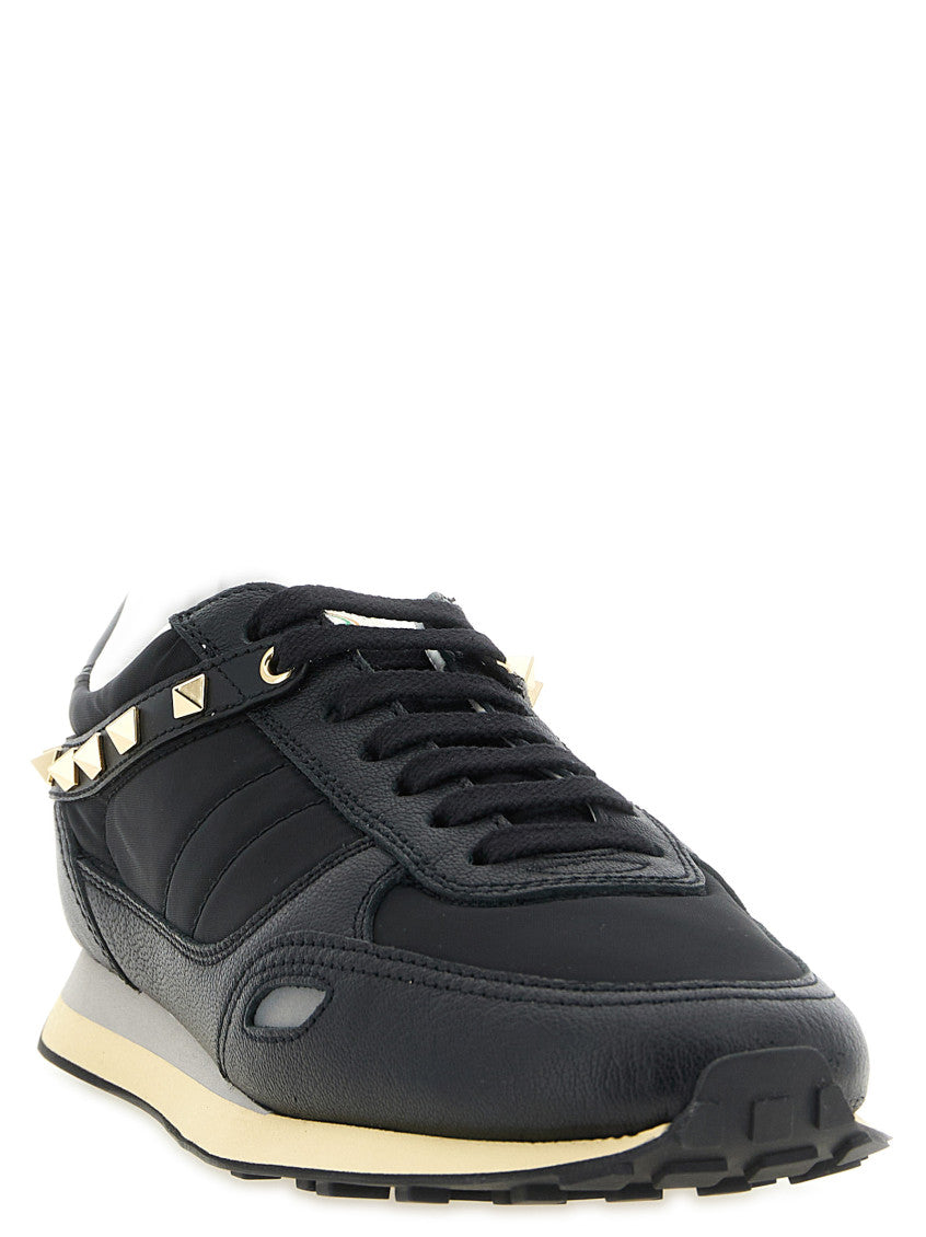 Black Studded Sneakers 2