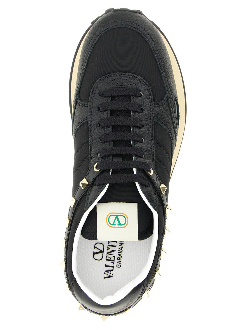 Black Studded Sneakers 4