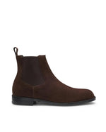 Dark Brown Slip On Boots 1