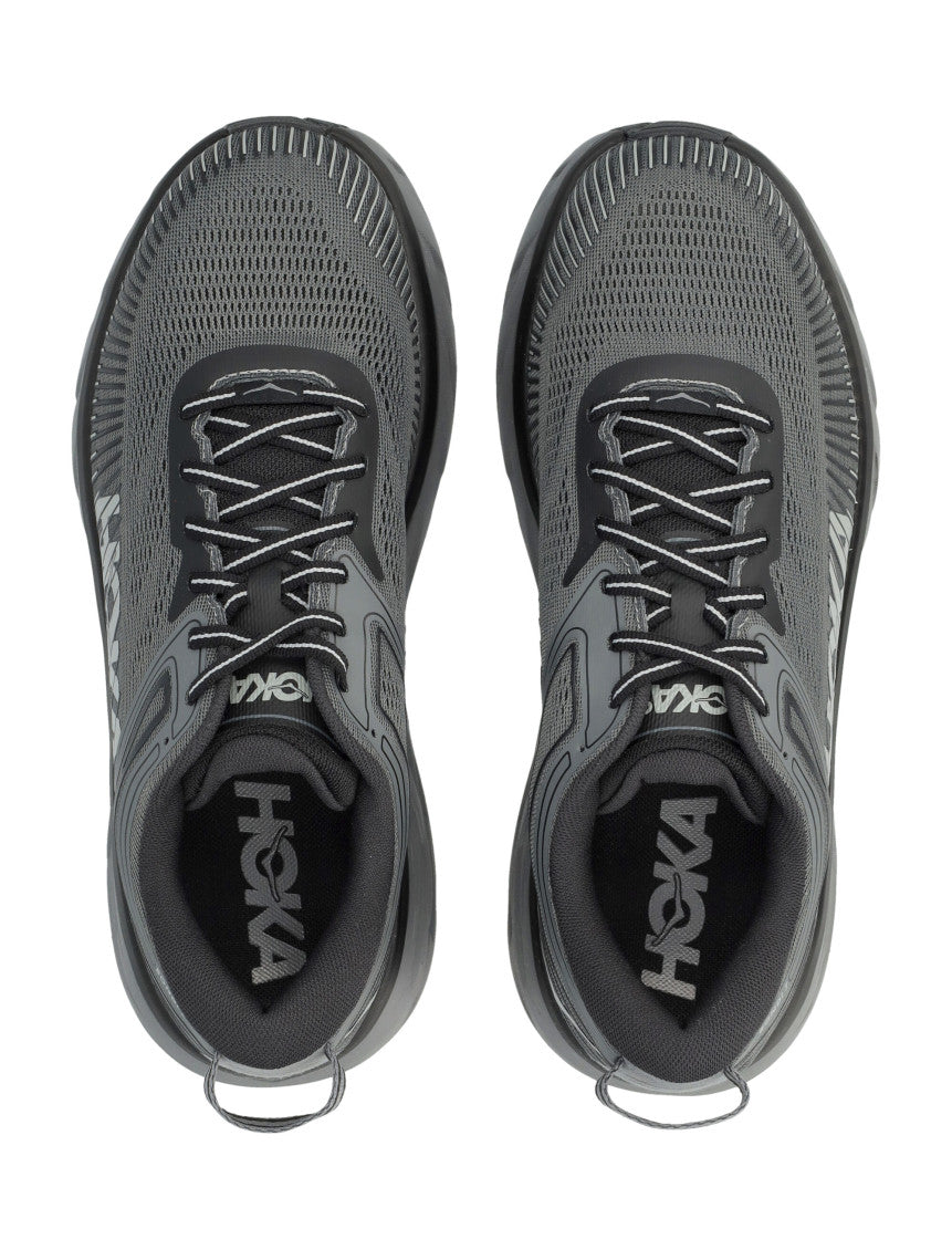 Grey Logo Sneakers 3