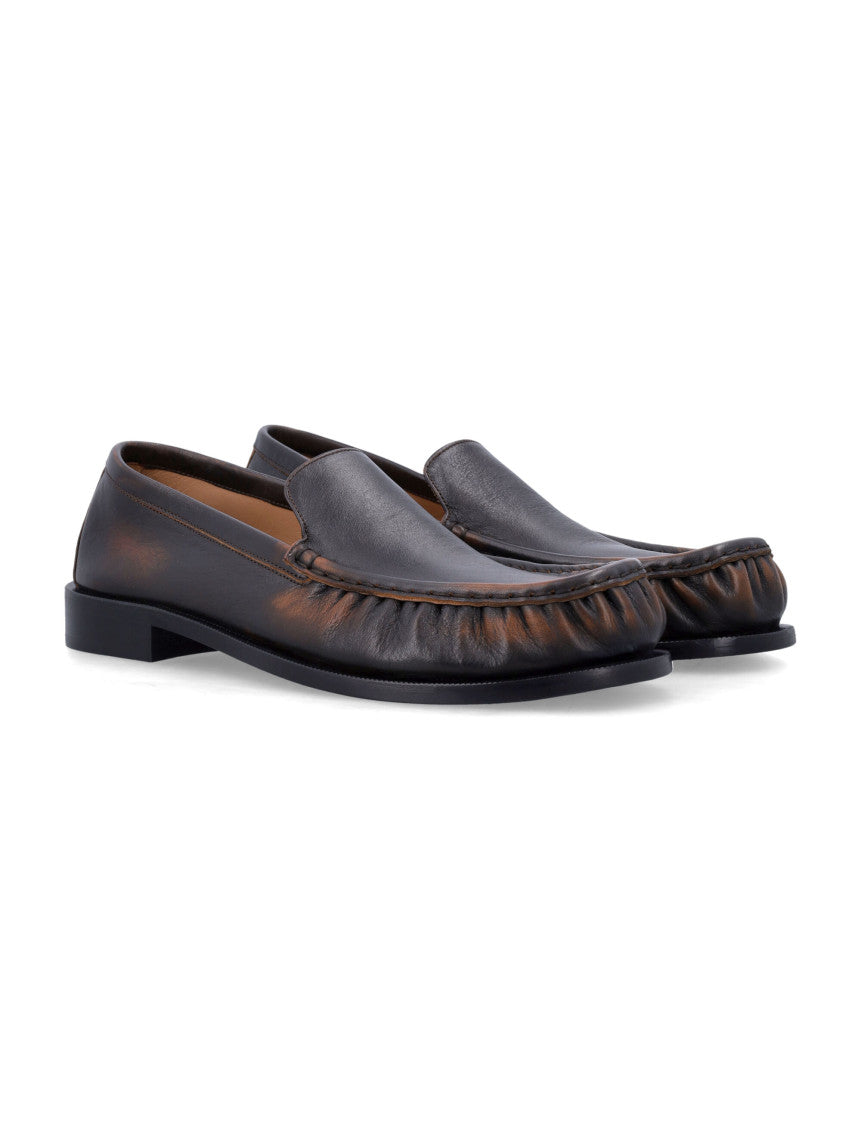 Brown Leather Loafers 2
