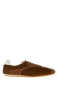 Brown Lace Up Sneakers 1