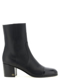 Black Zipper Boots 1