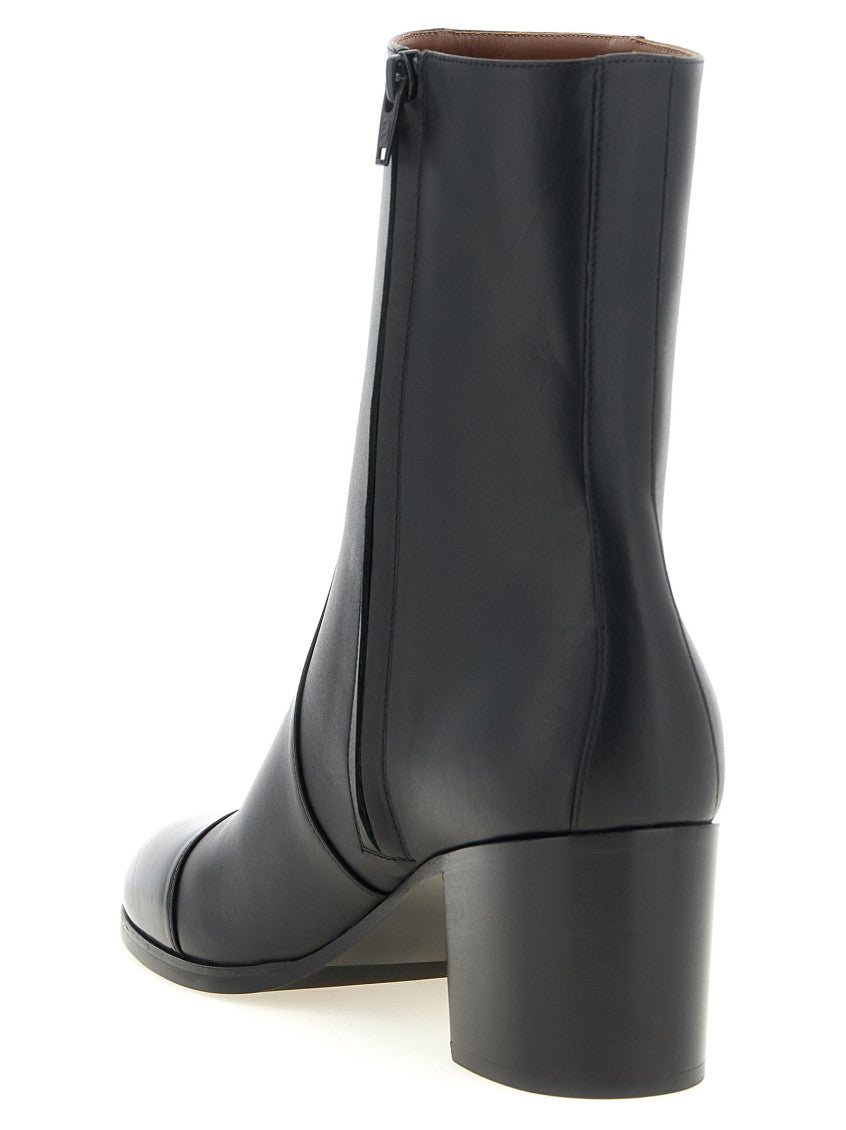 Black Zipper Boots 3