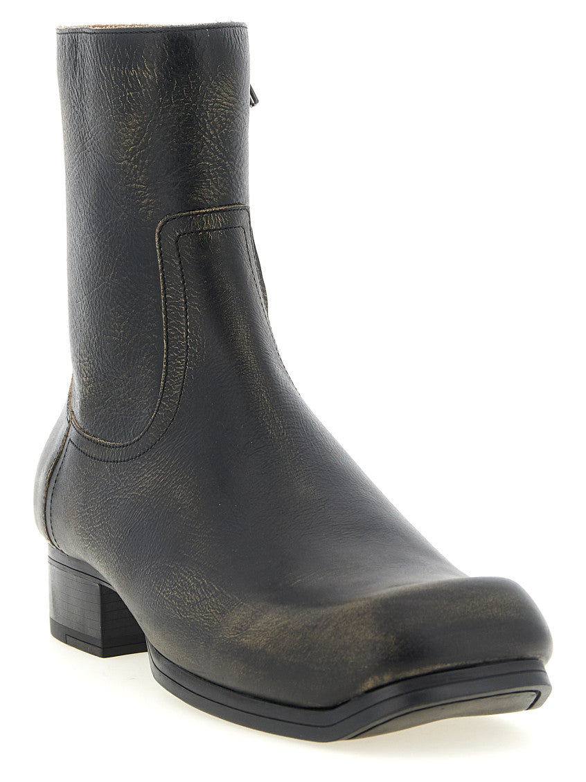 Black Distressed Boots 2