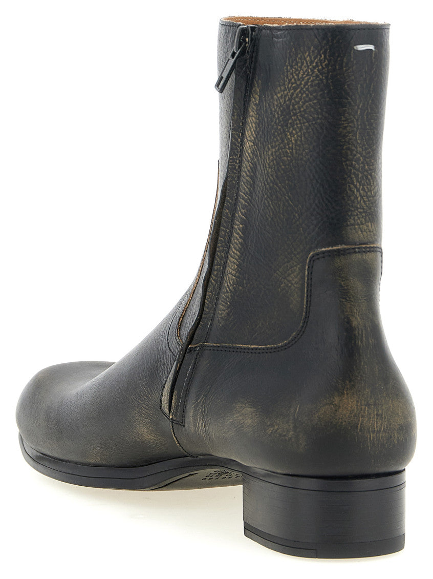 Black Distressed Boots 3