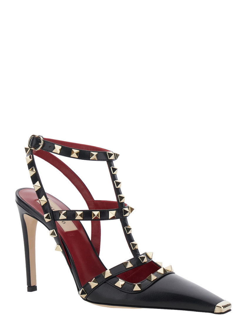 Black Studded Pumps 2