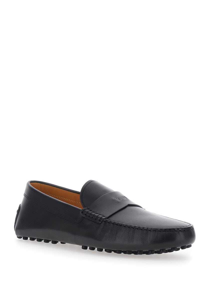 Black Logo Loafers 2