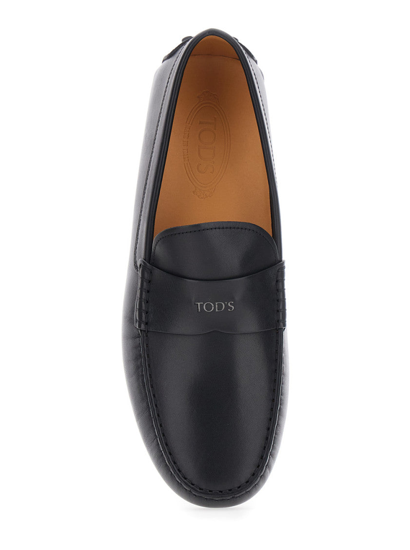 Black Logo Loafers 4