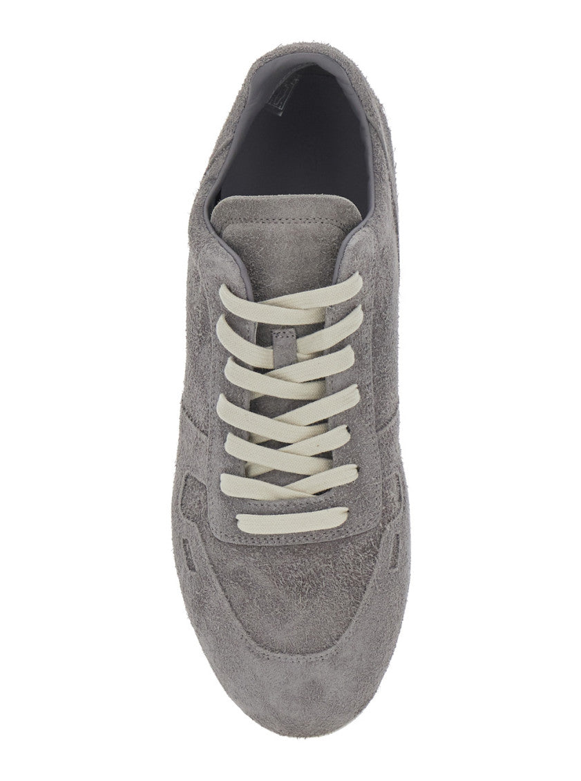 Grey Lace Up Sneakers 4