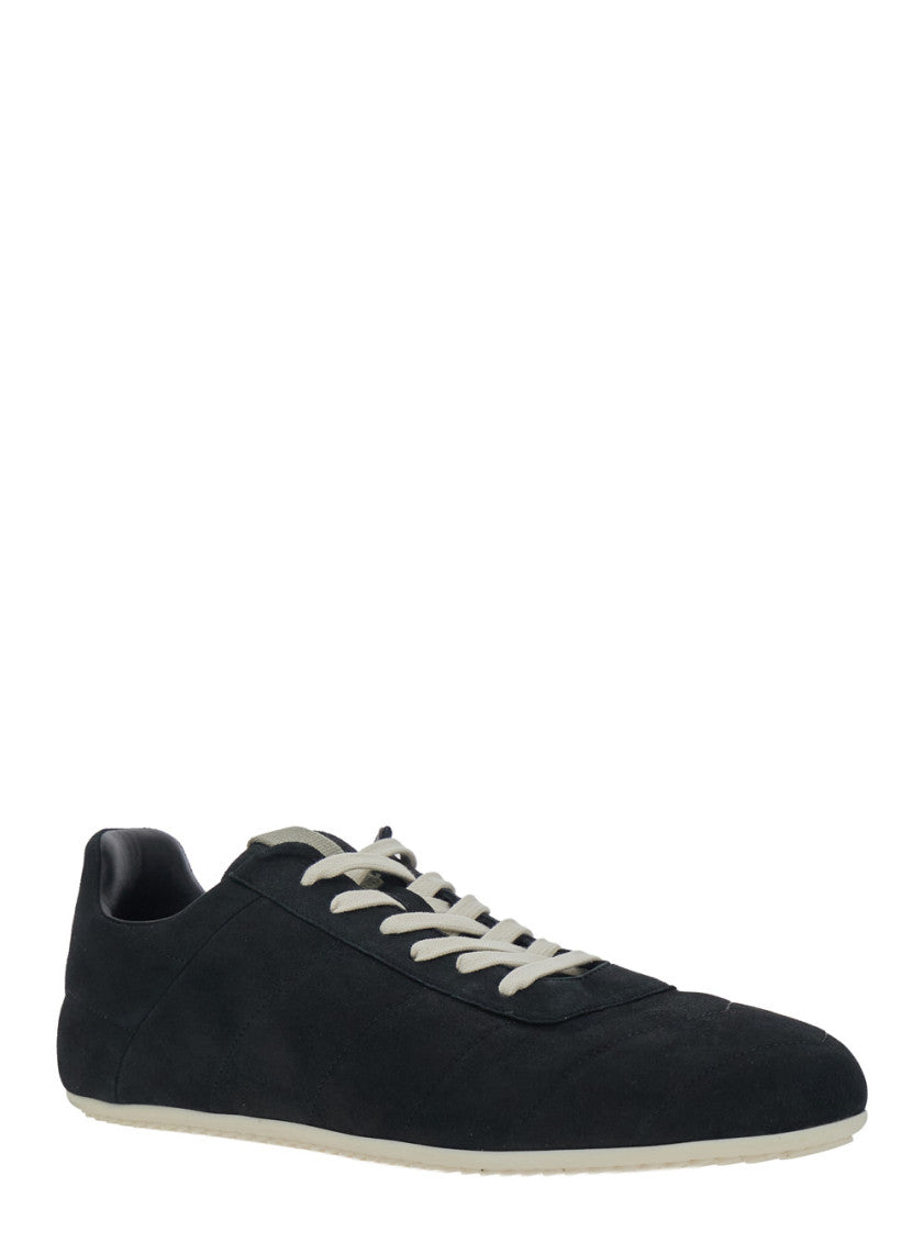 Black Suede Low Top Sneakers 2