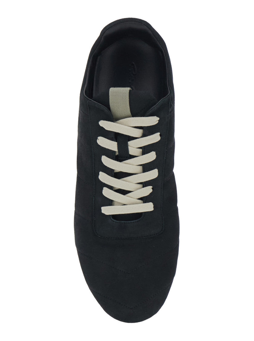 Black Suede Low Top Sneakers 4