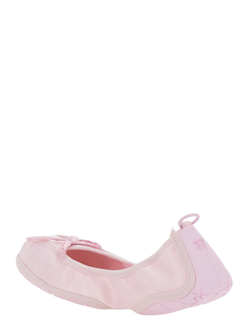Pink Bow Ballet Flats 3