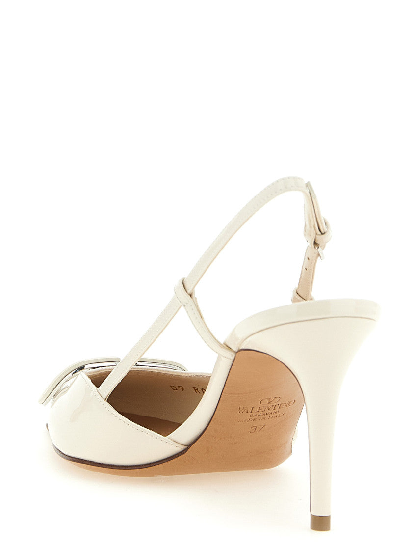 White Logo Pumps 3