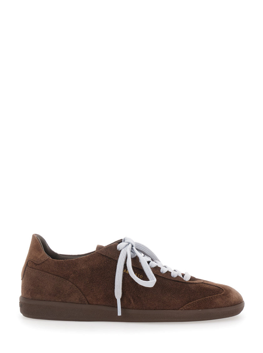 Brown Logo Sneakers 1
