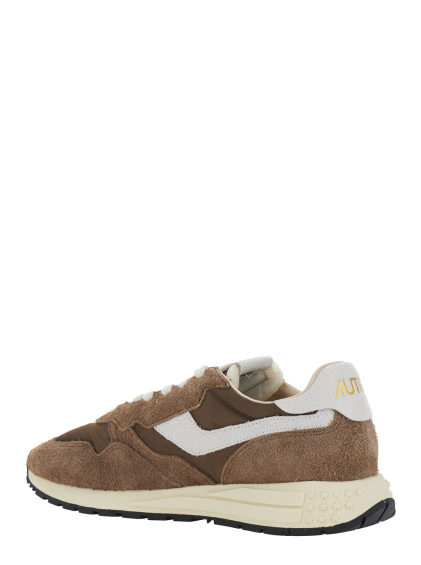 Brown Color Block Sneakers 3