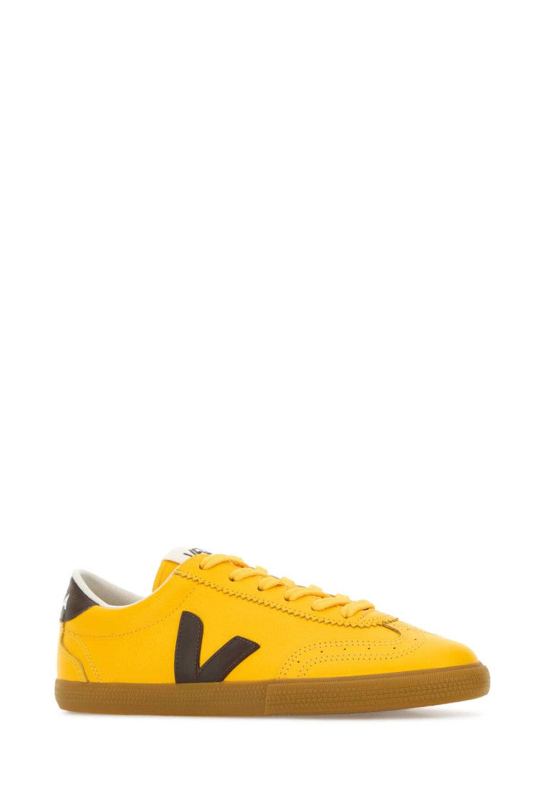 Yellow Color Block Volley Sneakers 2