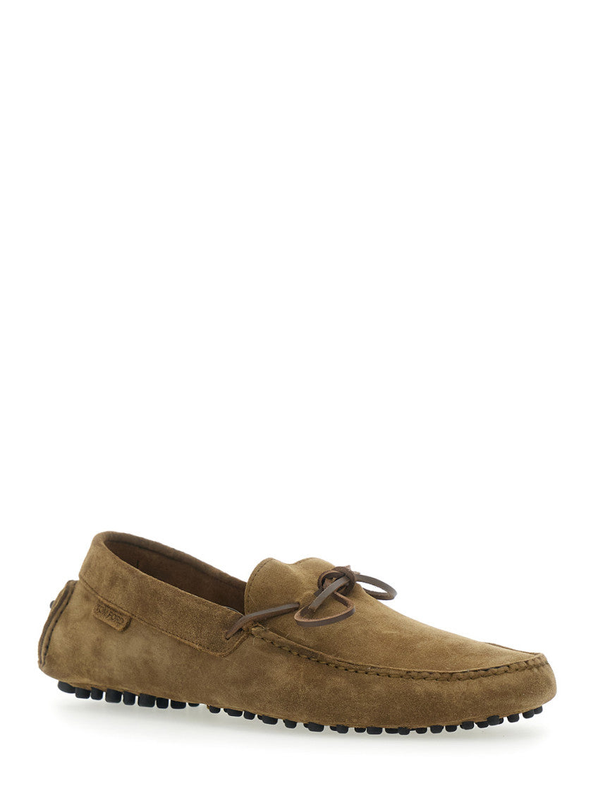 Brown Lace Up Loafers 2