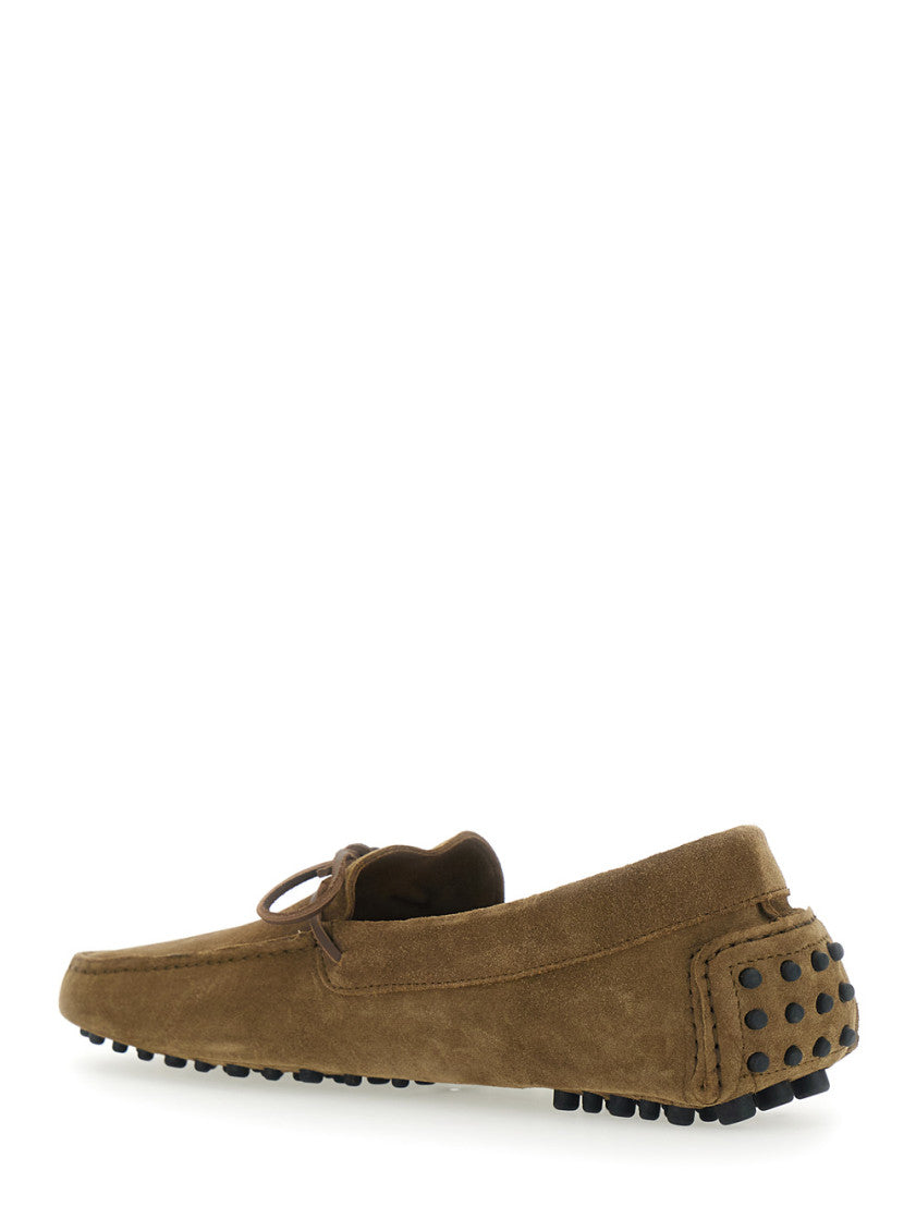 Brown Lace Up Loafers 3