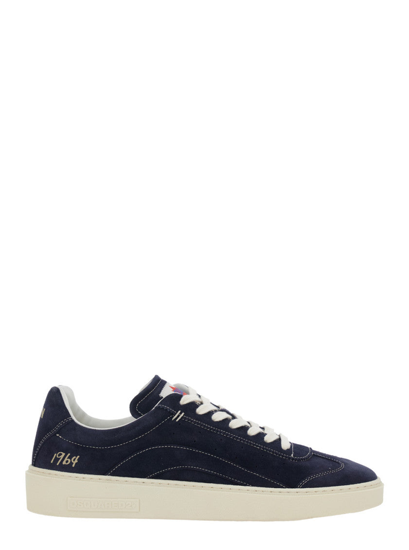 Blue Logo Low Top Sneakers 1