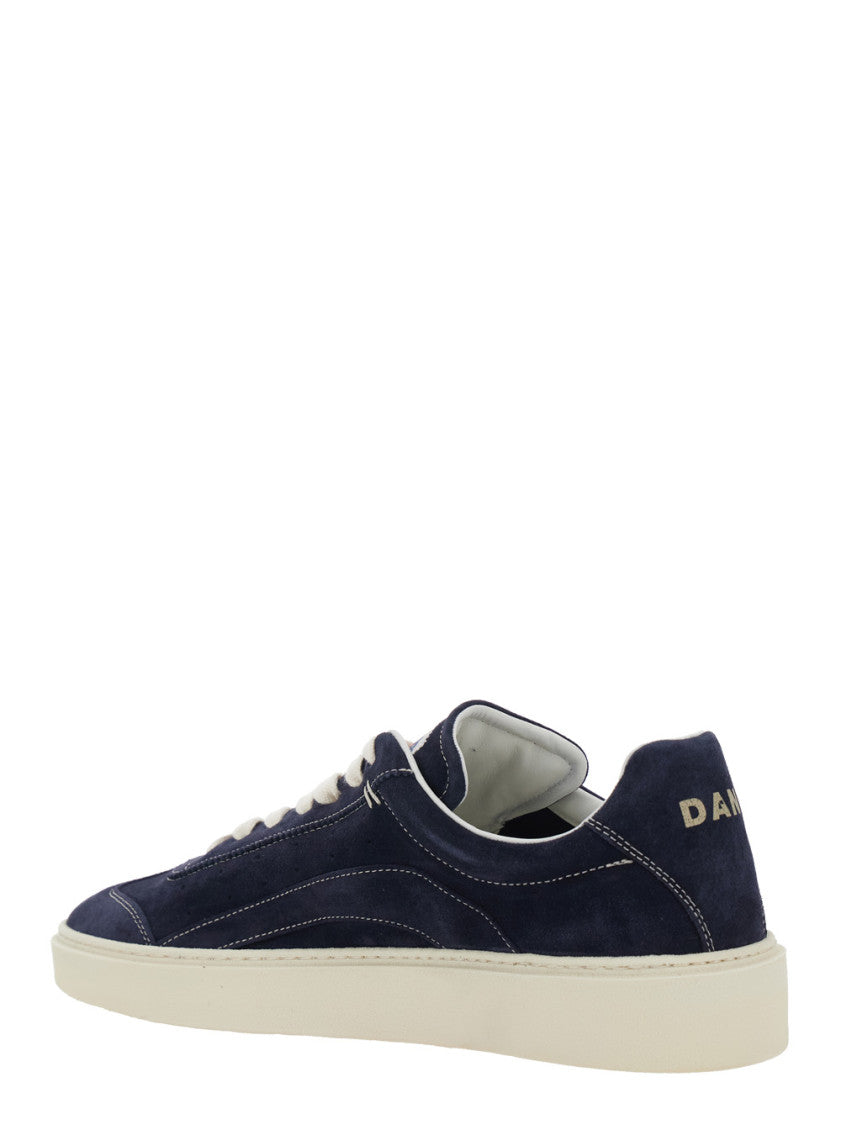 Blue Logo Low Top Sneakers 3