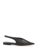 Dark Brown Slingback Ballet Flats 1