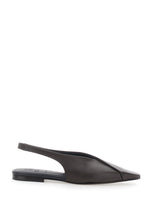 Dark Brown Slingback Ballet Flats 1