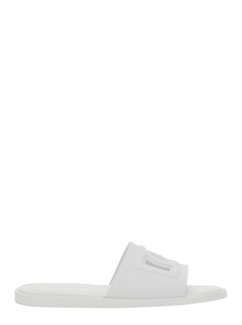 White Beachwear Logo Slides 1