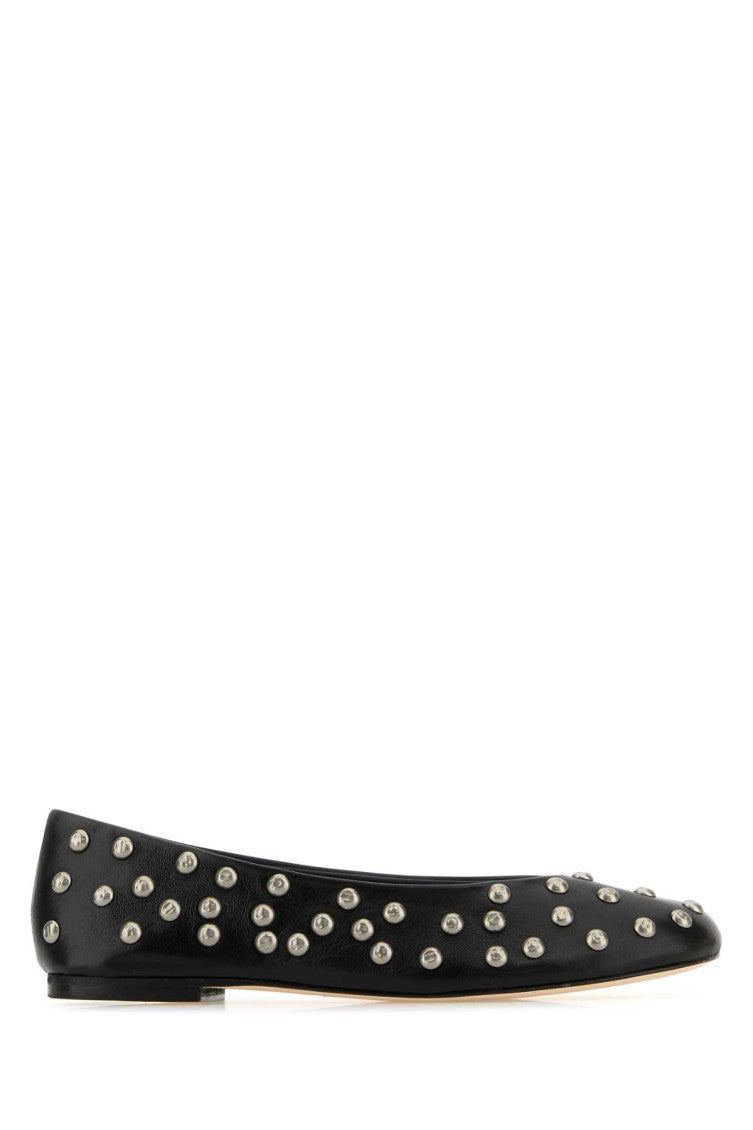 Black Studded Ballet Flats 1