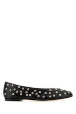 Black Studded Ballet Flats 1