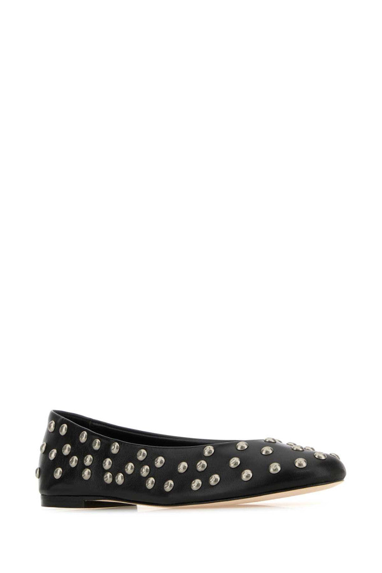 Black Studded Ballet Flats 2
