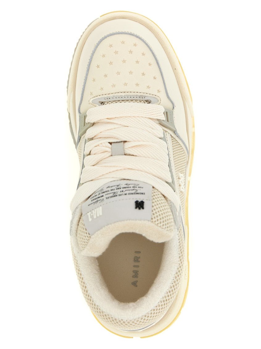 White MA-1 Logo Sneakers 4