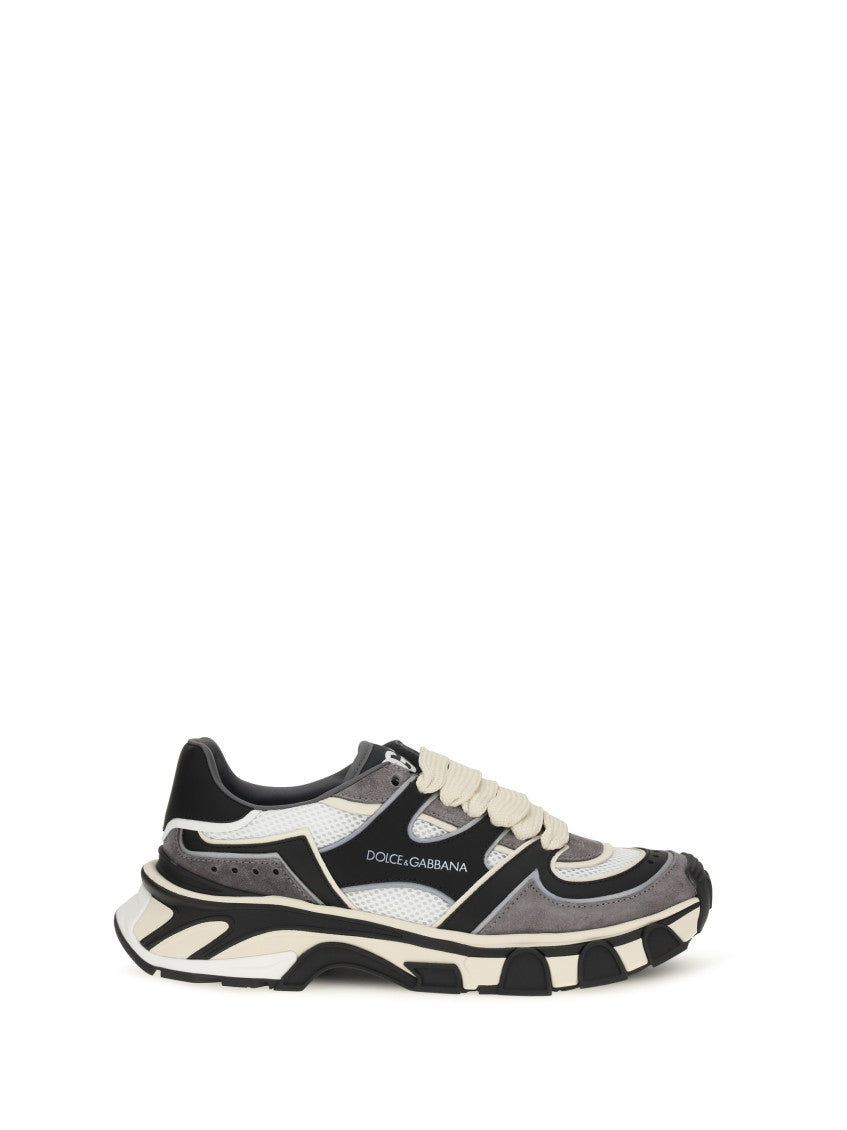 Black White Airmaster Logo Sneakers 1