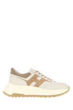 Beige Hi-Fi Suede Sneakers 1