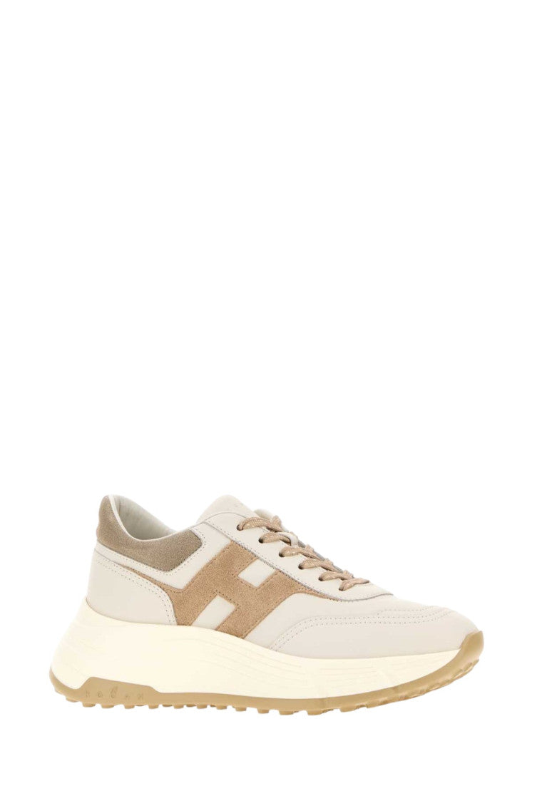 Beige Hi-Fi Suede Sneakers 2